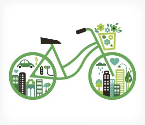 Green bike image