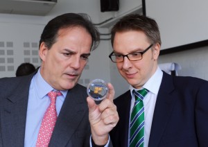 Mark Field MP (left) and Dr Nick Oliver