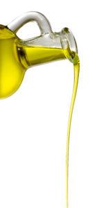 Olive oil pouring